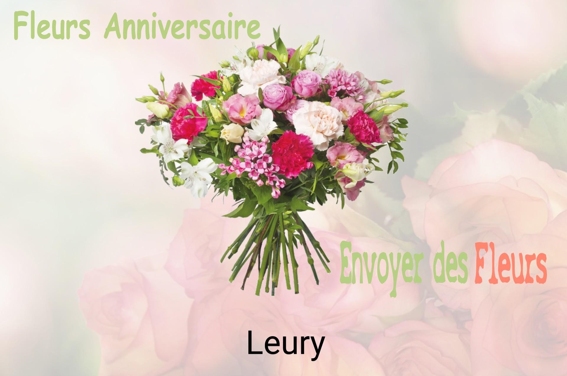 Bouquet de fleurs d’anniversaire livré à Leury
